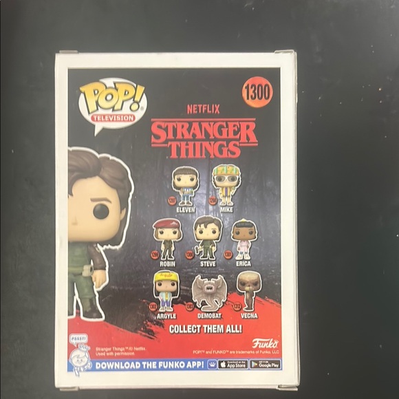 Funko Pop Stranger Things Steve Vinyl Figure #1300 - Picture 3 of 5